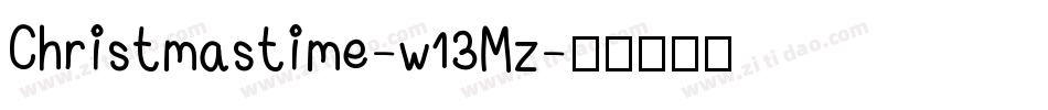 Christmastime-w13Mz字体转换