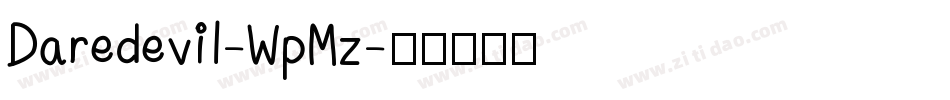 Daredevil-WpMz字体转换