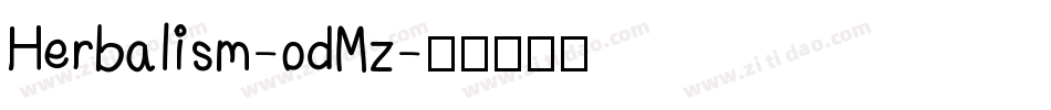 Herbalism-odMz字体转换 Herbalism-odMz字体转换