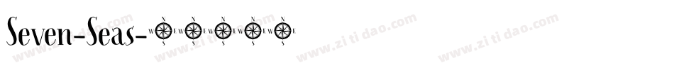 Seven-Seas字体转换