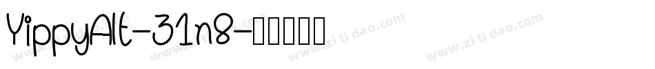 YippyAlt-31n8字体转换