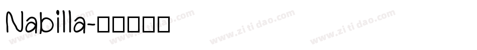 Nabilla字体转换