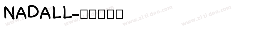 NADALL字体转换