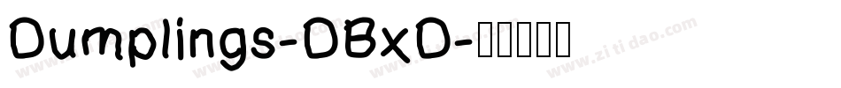 Dumplings-DBxD字体转换