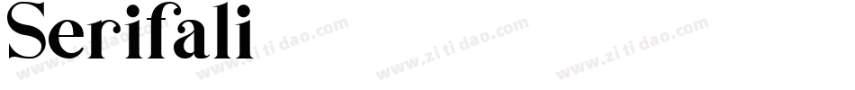 Serifali字体转换