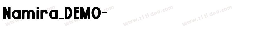 Namira_DEMO字体转换