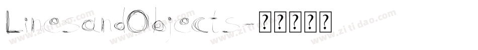 LinesandObjects字体转换