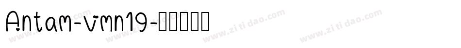 Antam-vmn19字体转换