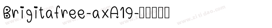 Brigitafree-axA19字体转换