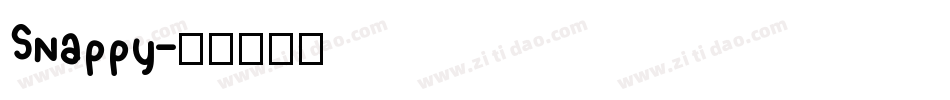 Snappy字体转换