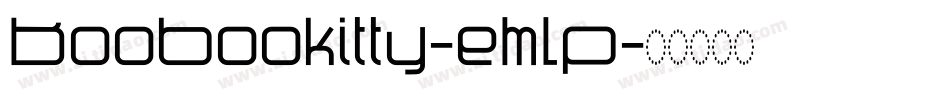 Boobookitty-eMLp字体转换