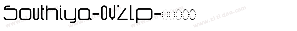 Southiya-OVZLp字体转换
