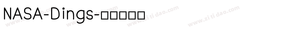 NASA-Dings字体转换