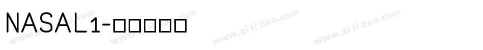 NASAL1字体转换