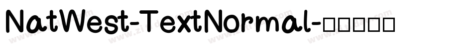NatWest-TextNormal字体转换