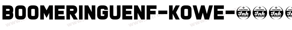 BoomerIngueNf-KOWe字体转换