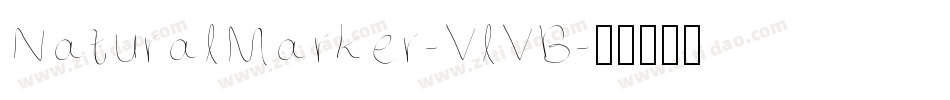 NaturalMarker-VlVB字体转换