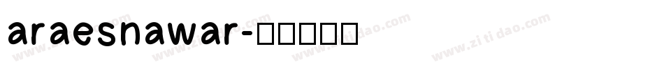 araesnawar字体转换