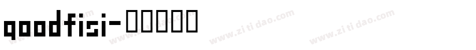 goodfisi字体转换