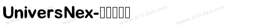 UniversNex字体转换