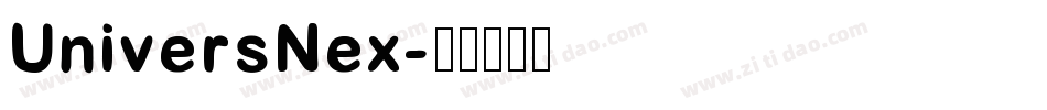 UniversNex字体转换