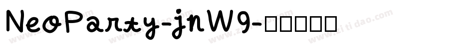 NeoParty-jnW9字体转换
