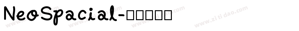 NeoSpacial字体转换