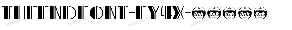 TheEndFont-ey4x字体转换