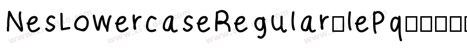 NesLowercaseRegular-lePq字体转换