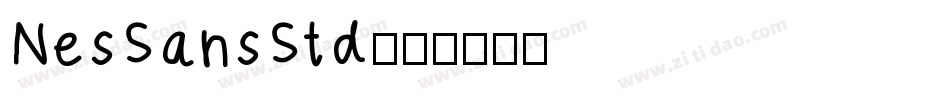 NesSansStd字体转换