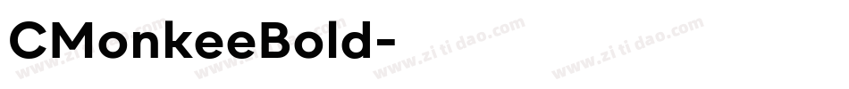 CMonkeeBold字体转换