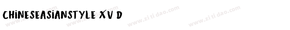 ChineseAsianStyle-XV8d字体转换