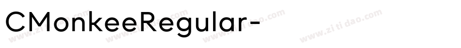 CMonkeeRegular字体转换