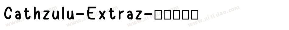 Cathzulu-Extraz字体转换