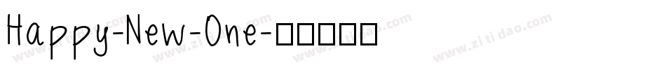 Happy-New-One字体转换