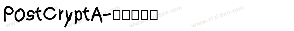 PostCryptA字体转换