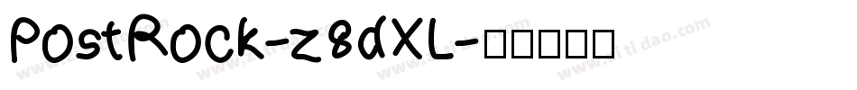 PostRock-z8dXL字体转换