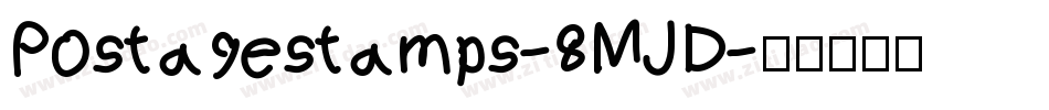 Postagestamps-8MJD字体转换