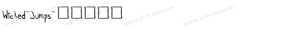 Wicked-Jumps字体转换