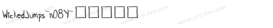 WickedJumps-nO8Y字体转换