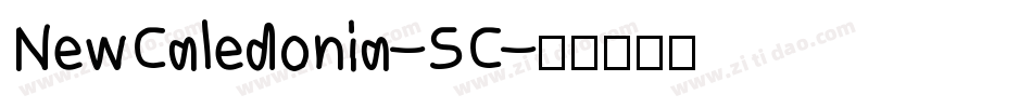 NewCaledonia-SC字体转换