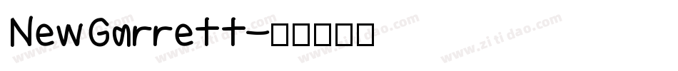 NewGarrett字体转换