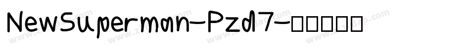 NewSuperman-Pzd7字体转换