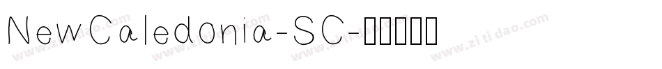 NewCaledonia-SC字体转换