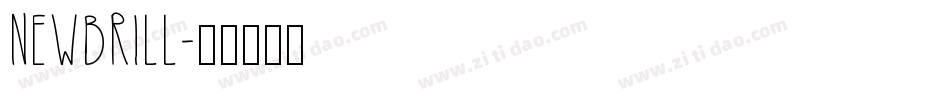 NEWBRILL字体转换