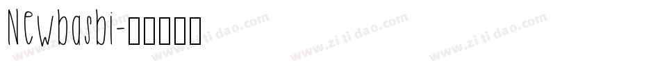Newbasbi字体转换