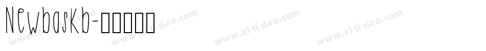Newbaskb字体转换