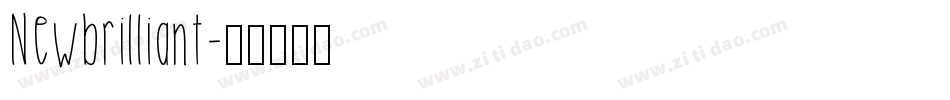 Newbrilliant字体转换