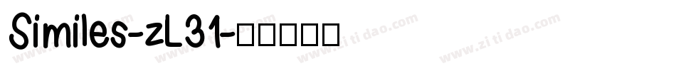 Similes-zL31字体转换
