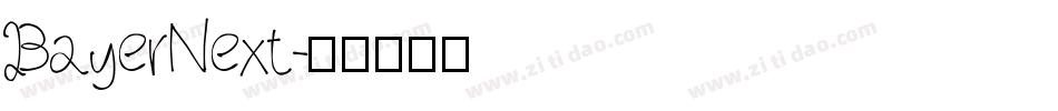 BayerNext字体转换